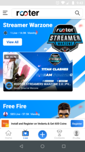 Rooter: Watch & Stream Live Games & Esports 5