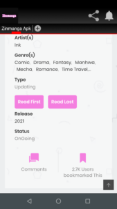 ZinManga Apk – The Most Popular Manga App for Android- Latest Version with New Features 6